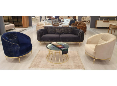 Sofa set 3+1+1 Seater Living room Furniture Couches + Armchair 3pcs.