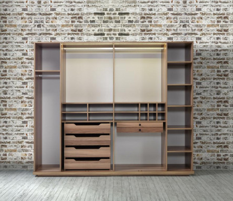 Transparent Wardrobe Furniture Luxury Design Furnishings Bedroom