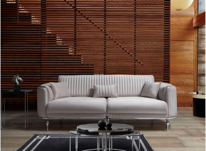 Living room Textile Sofa 3 Seater Luxury Furniture Seat Design Couch Lounge