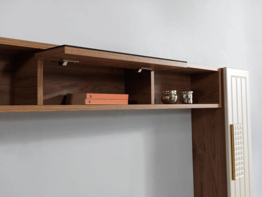 Wall unit Living room Modern style luxurious Furniture Wall units Shelf 3pcs