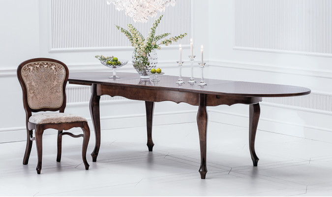 Classic r Antique Style Dining table Living room Wood Tables XXL Big new