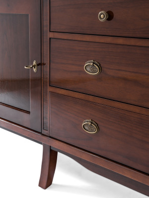 Sideboard Wardrobe Chest of drawers Cabinets Real Wood Furniture Chests of drawers Display case sideboard