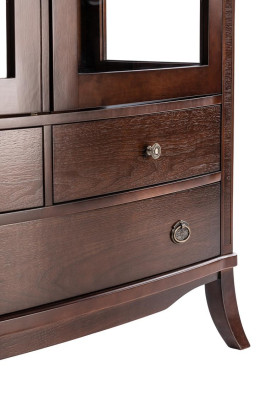 Living room Furniture Classic Display case Wood Glass Glass Cabinet Wardrobe Showcases new