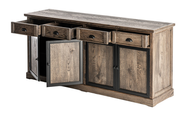Designer Chest of drawers Sideboard Side Low Board Wardrobe Living Room Shelf Wood Luxury