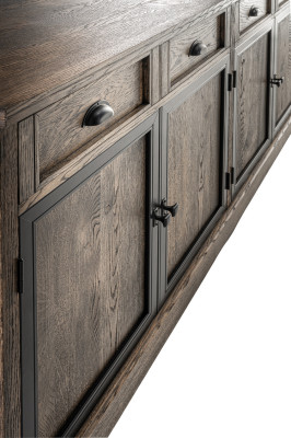 Designer Chest of drawers Sideboard Side Low Board Wardrobe Living Room Shelf Wood Luxury