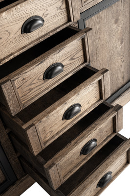 Console table Brown Wood Drawer Shelf Side table Sideboard Chest of drawers Furniture