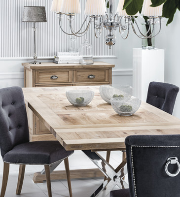 Chesterfield Designer Chair with Knocker Armchairs Dining room Upholstered seat
