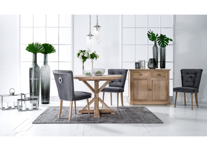 Classic r Design Round Table Round Table Wood Tables 110/140 cm Dining room new