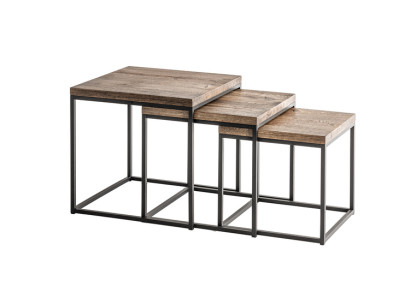 Set 3x Coffee table Coffee table Side table Design Tables Living room table