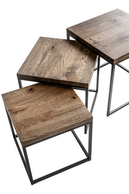 Set 3x Coffee table Coffee table Side table Design Tables Living room table