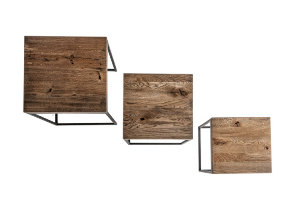 Set 3x Coffee table Coffee table Side table Design Tables Living room table