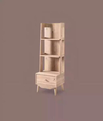 Shelf Wardrobe Bookshelf Cabinets Multipurpose Furniture Brown 54x45x161