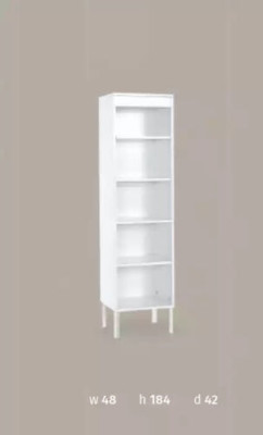 Shelf Wardrobe Bookshelf Multipurpose Shelves Wood Cabinets 184x48x42