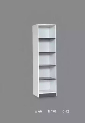 Shelf Wardrobe Bookshelf Multipurpose Shelves Wood Cabinets 170x46x42