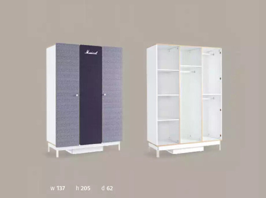 Wardrobe Design Cabinets Furniture Childrens room Wardrobe Wood new