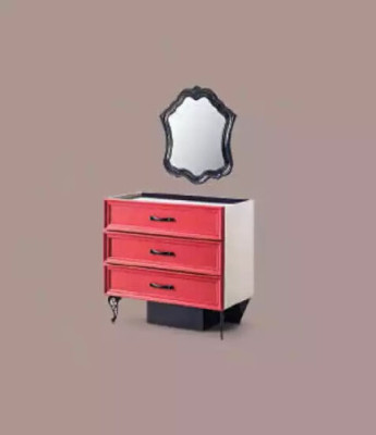 Classic s Sideboard Chest of drawers Wardrobe Chests of drawers Bedroom Red Wood