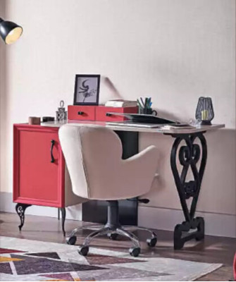 Secretary Desk Table 130x32x58 Desks Tables Furniture Wood Computer