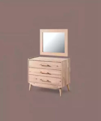 Brown Chest of drawers in the Bedroom brown from Wood with Drawers Furniture