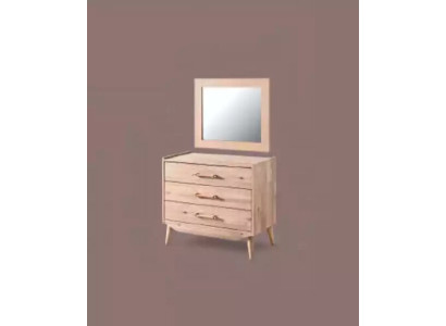Brown Chest of drawers in the Bedroom brown from Wood with Drawers Furniture