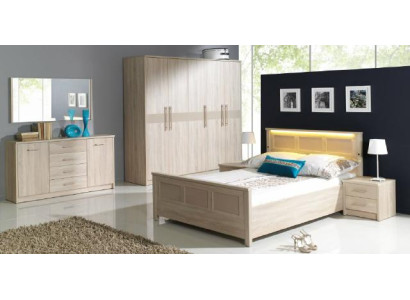 Bedroom Furniture Furnishings Bed Wardrobe Chest of drawers Complete Set Chest of drawers