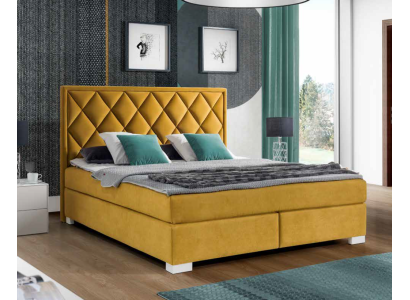 Beds Bed Upholstery Leather Textile Designer Noble Double Marriage Hotel Box Spring