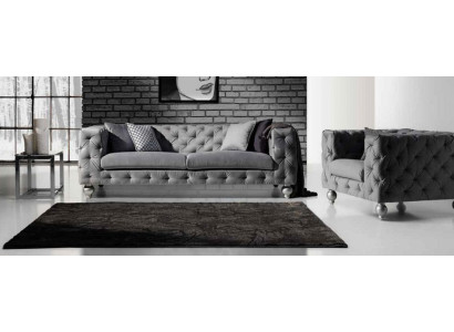 Sofa set Chesterfield set 252cm + armchair sofa couch designer decor sofa