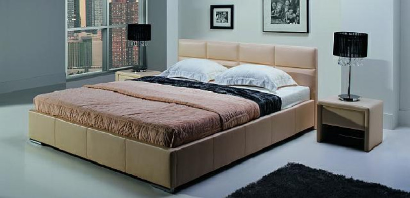 Bed DESIGNER Upholstered bed DOUBLE BED MINI-MAXI 2101