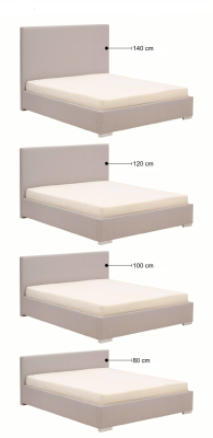 Double bed Beds Designer Upholstery Bed Bedroom Marriage bed Leather bed