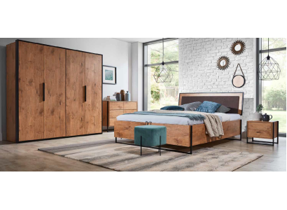 Loft Bed Wood Designer Beds Upholstery Leather Textile Fabric Hote 140 160 180