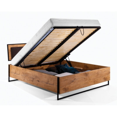 Loft Bed Wood Designer Beds Upholstery Leather Textile Fabric Hote 140 160 180