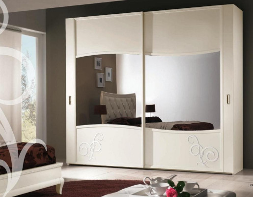 Luxury Wardrobe with Sliding Doors Bedroom Wardrobe Cabinets Wood Design