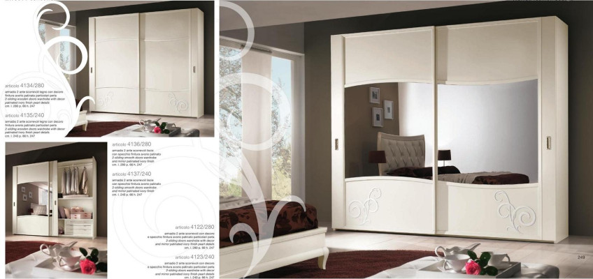 Luxury Wardrobe with Sliding Doors Bedroom Wardrobe Cabinets Wood Design