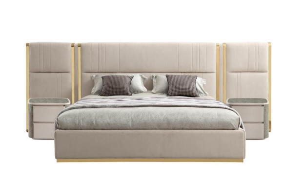 Luxury Design Beds Bedroom Bed Palast Hotel Double bed new