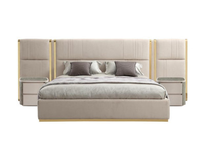 Luxury Design Beds Bedroom Bed Palast Hotel Double bed new