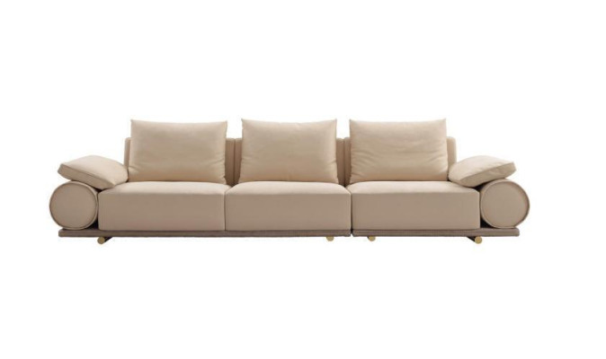 Living room Upholstered Sofas Modern Three Seater Sofa 4 Seater. Couch Luxury Upholstery Furniture