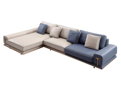 Corner sofa L-shape Corner suite Large sofa Upholstered sofa Fabric sofa new Living room