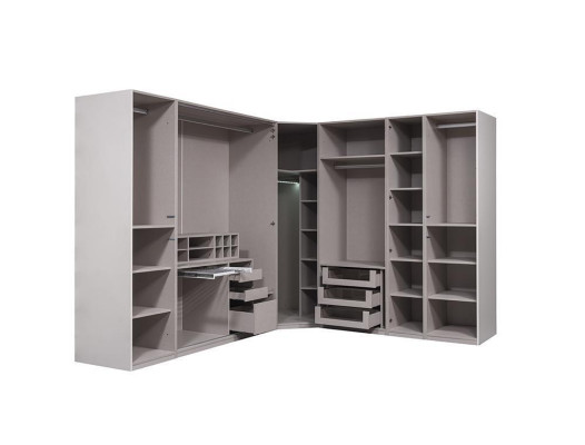 Corner Cabinet Design Luxury Bedroom Furniture Wood Wardrobe Modern