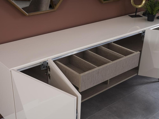 Modern Dining room Furniture Design Sideboard with 2x Mirror Furnishings