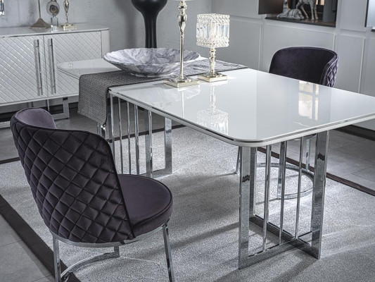 Modern Design Furniture Dining room Dining table Luxury 4x Chairs new Furnishings