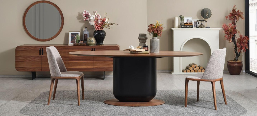 Luxury Complete Ess Group Sideboard Dining room Dining table Chairs new Sideboard