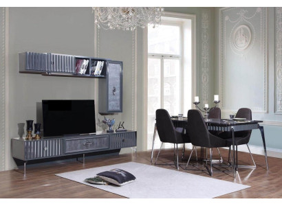 Dining table 6x Chair Group Table Furniture 8pcs. Set dining room suite