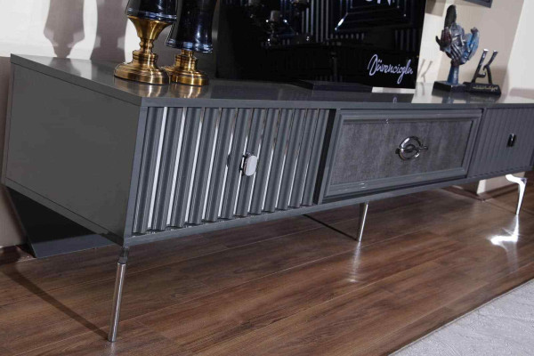 Luxury Wall unit Living room Sideboard TV cabinet Shelf Walls Wardrobe