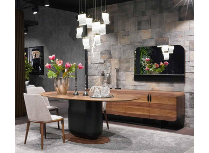 Dining room set 6 pieces dining table chairs dining group sideboard sideboard furniture