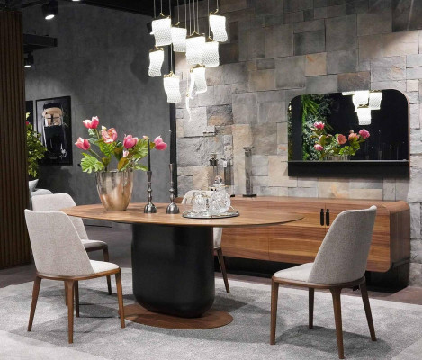 Dining room set 6 pieces dining table chairs dining group sideboard sideboard furniture