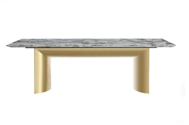 Stylish dining table from artificial marble large dining table, new table dining room furniture