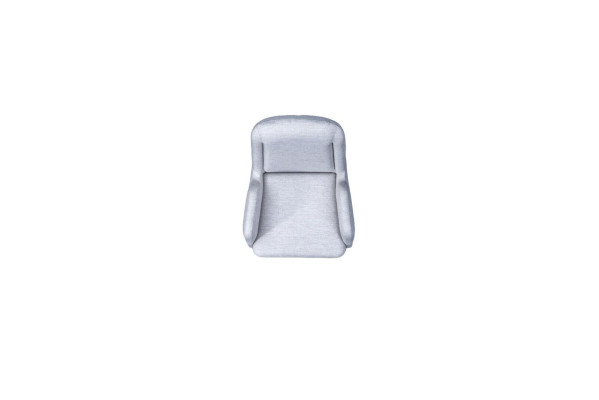 Designer Gray Armchair Luxury 1 Seater Upholstered Chair Textile Upholstered Armchair