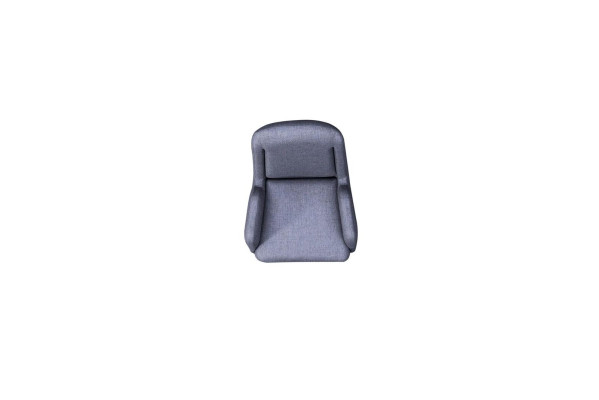 Designer Gray Armchair Luxury 1 Seater Upholstered Chair Textile Upholstered Armchair