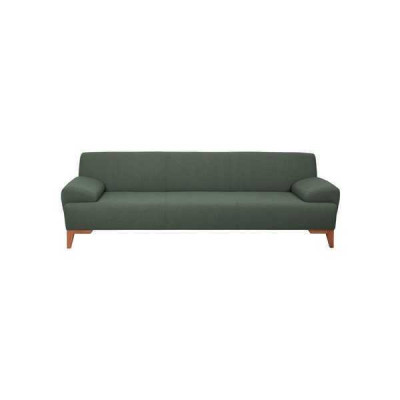 Dark green three-seater 3-seater couch upholstered sofa living room 3-seater couch