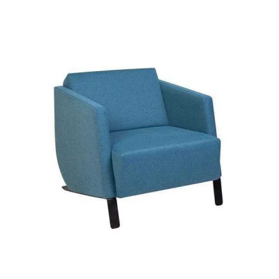 Luxurious Blue Armchair Designer Living room Einsintzer Comfort armchair