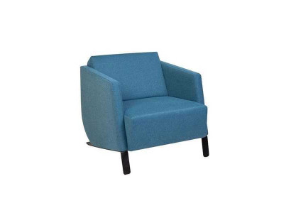 Luxurious Blue Armchair Designer Living room Einsintzer Comfort armchair